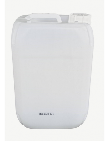 Kanister 10l używany biały z korkiem