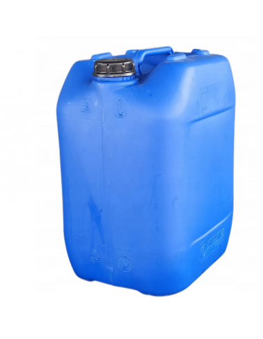 Kanister 20l używany niebieski z korkiem