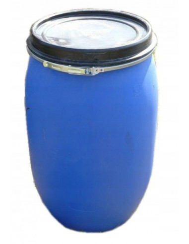 Beczka 120L niebieska gładka po spożywce