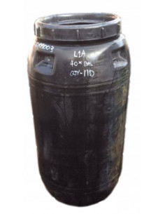 Beczka 200L szara z...